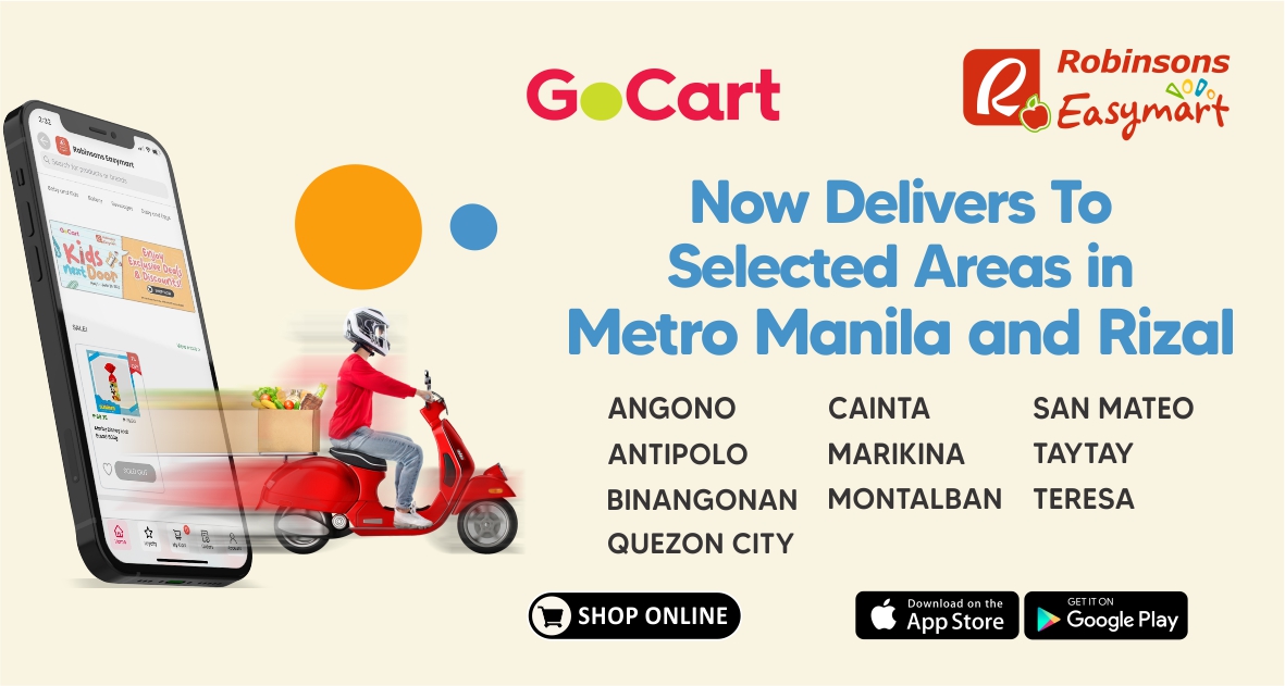 Now Delivers to Rizal